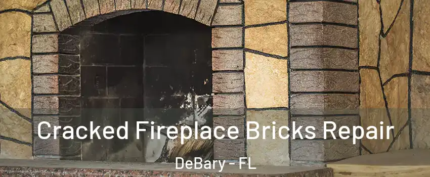  Cracked Fireplace Bricks Repair DeBary - FL
