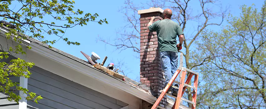 Vinyl and PVC Chimney Flashing Installation in DeBary, FL