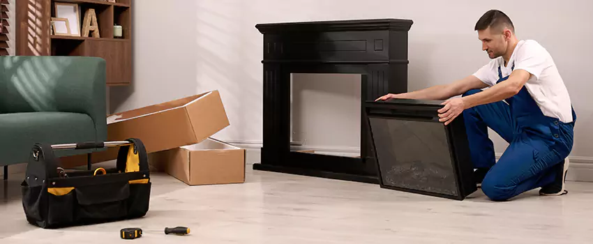 Old Rusted Metal Fireplace Repair And Replacement in DeBary, FL