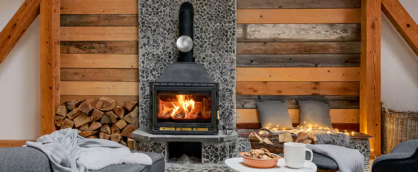 Thelin Hearth Products Direct Vent Gas Stove Fireplace Inspection in DeBary, Florida